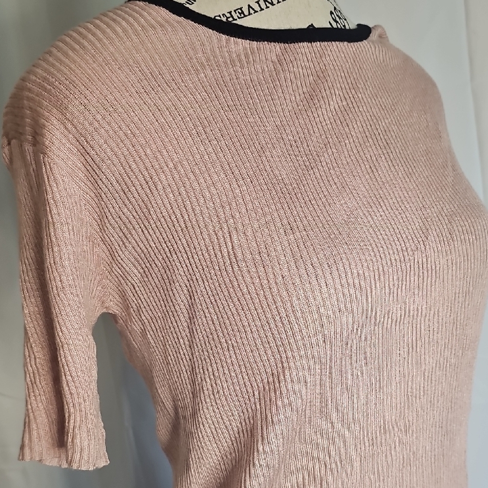 POL Pink Ribbed Top - Picture 5 of 5